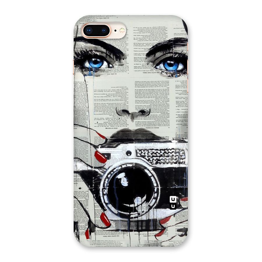 Paper Face Beauty Back Case for iPhone 8 Plus