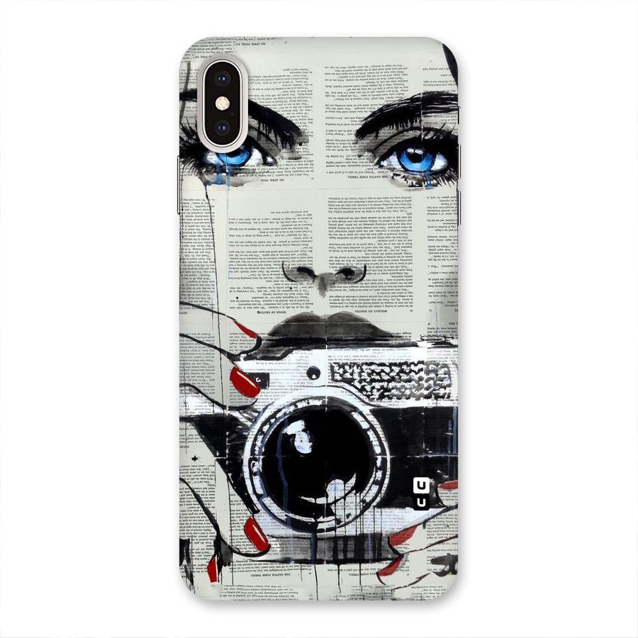 Paper Face Beauty Back Case for iPhone XS Max