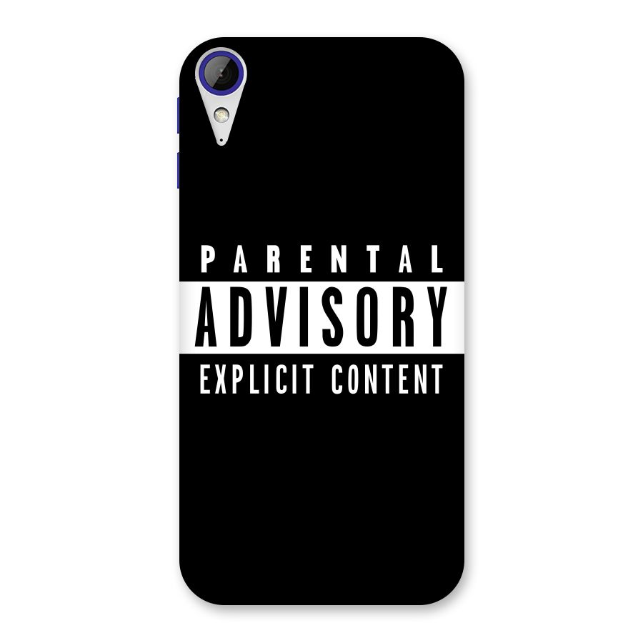Parental Advisory Label Back Case for Desire 830