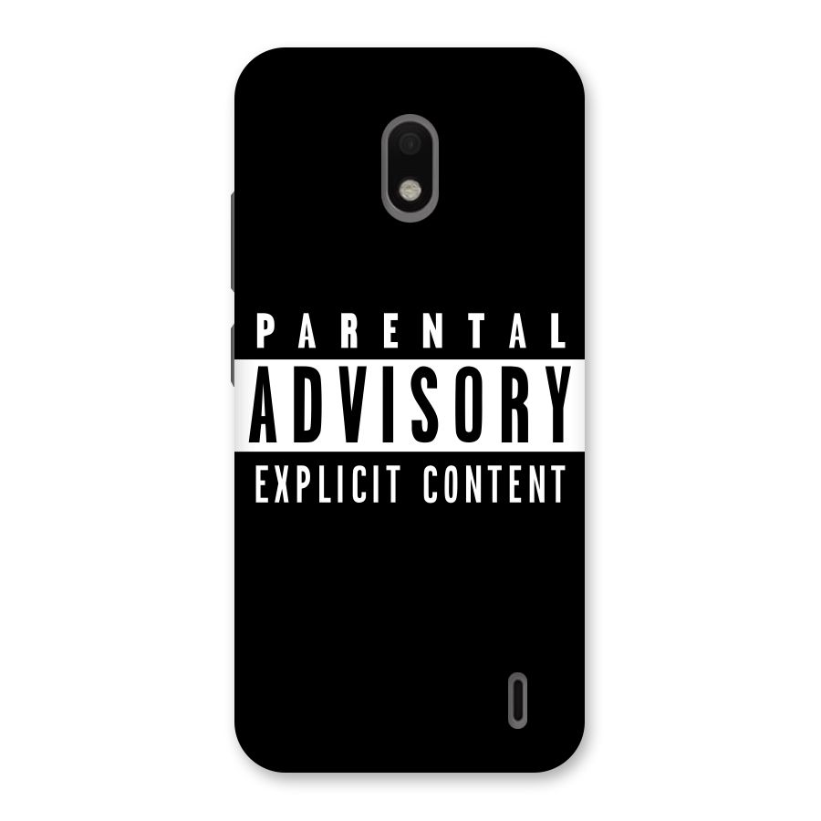 Parental Advisory Label Back Case for Nokia 2.2
