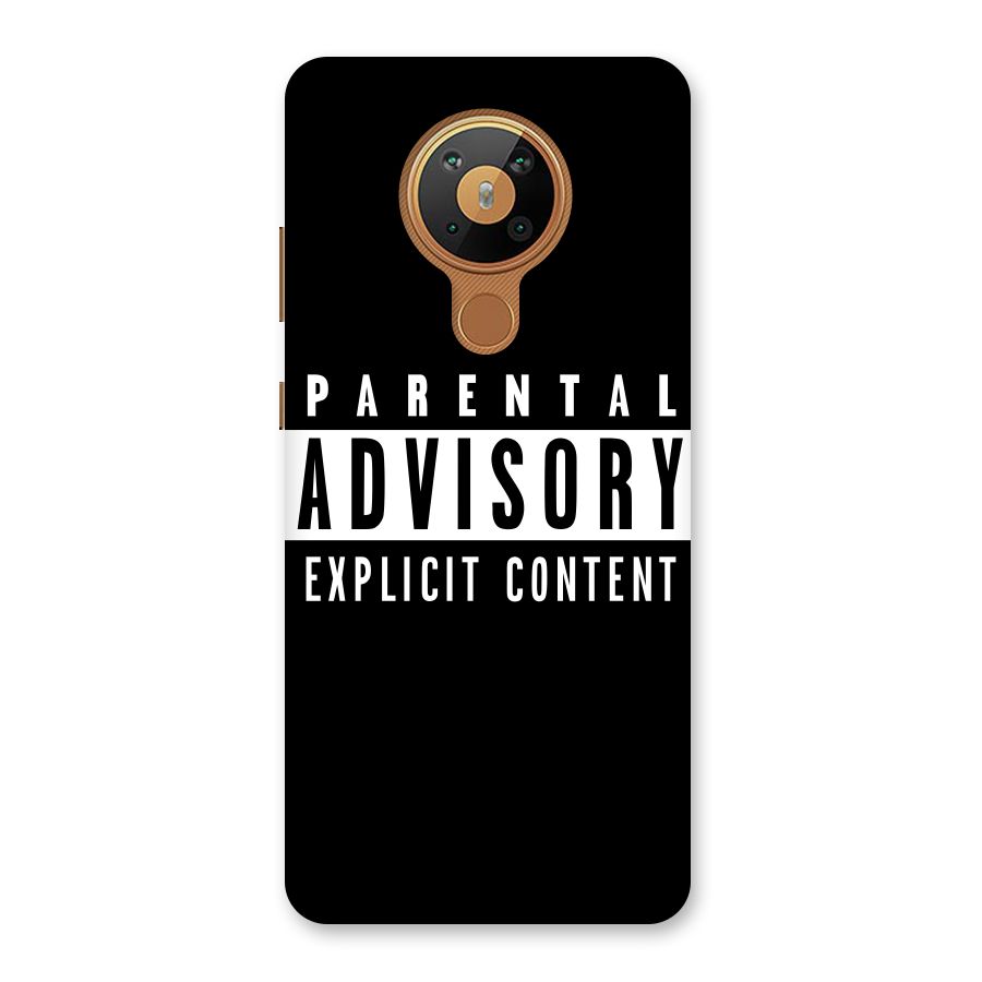 Parental Advisory Label Back Case for Nokia 5.3