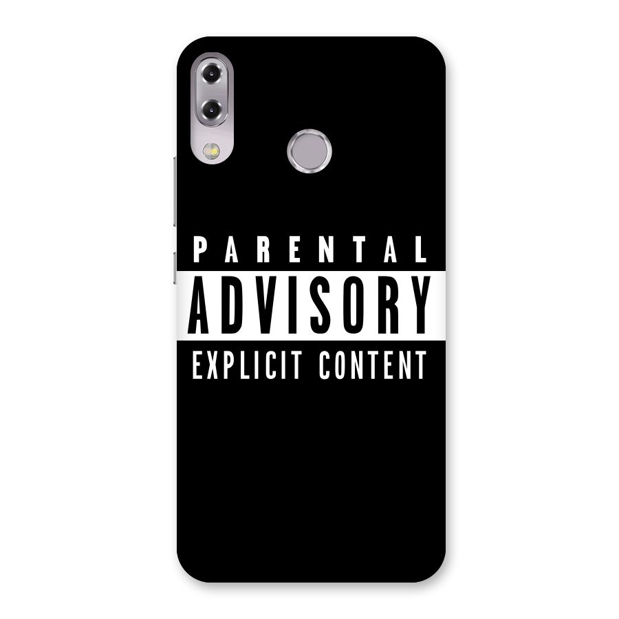 Parental Advisory Label Back Case for Zenfone 5Z