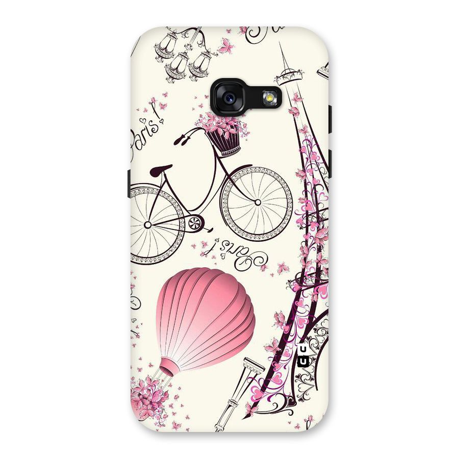 Paris Clipart Back Case for Galaxy A3 (2017)