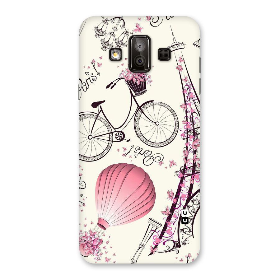 Paris Clipart Back Case for Galaxy J7 Duo
