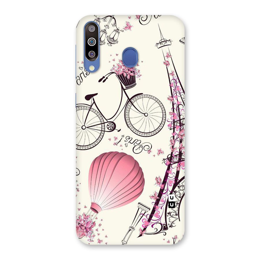 Paris Clipart Back Case for Galaxy M30