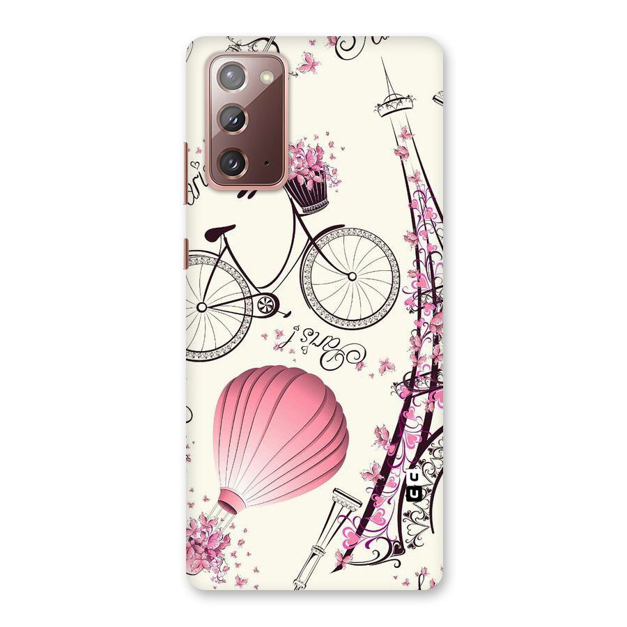 Paris Clipart Back Case for Galaxy Note 20