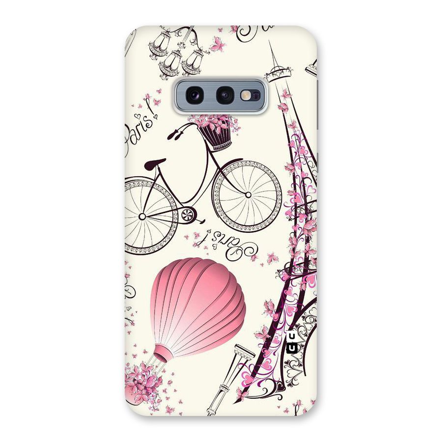 Paris Clipart Back Case for Galaxy S10e