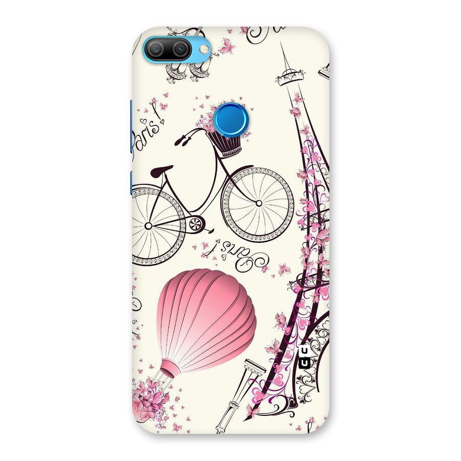 Paris Clipart Back Case for Honor 9N