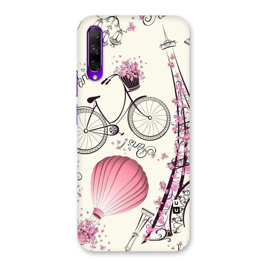 Paris Clipart Back Case for Honor 9X Pro