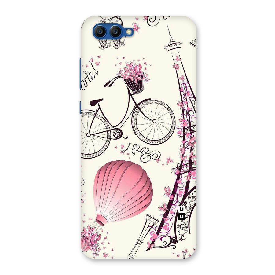 Paris Clipart Back Case for Honor View 10