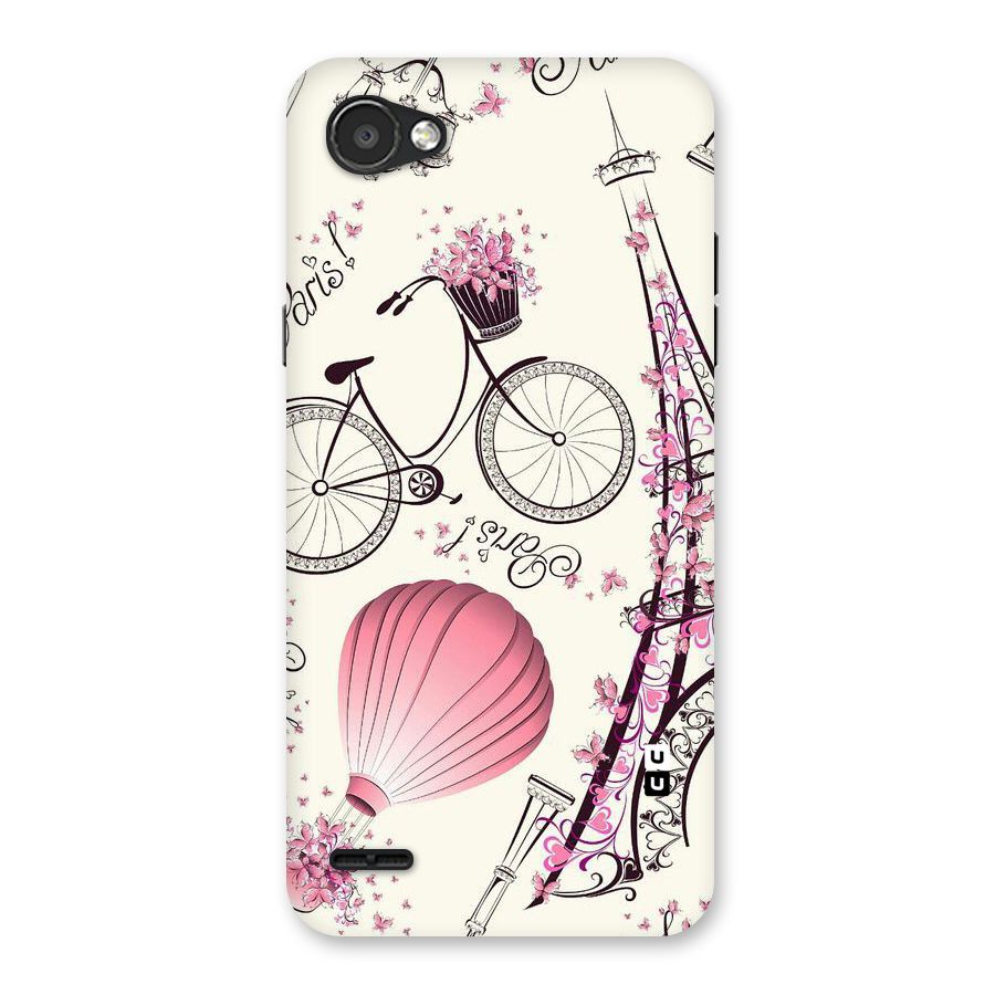 Paris Clipart Back Case for LG Q6