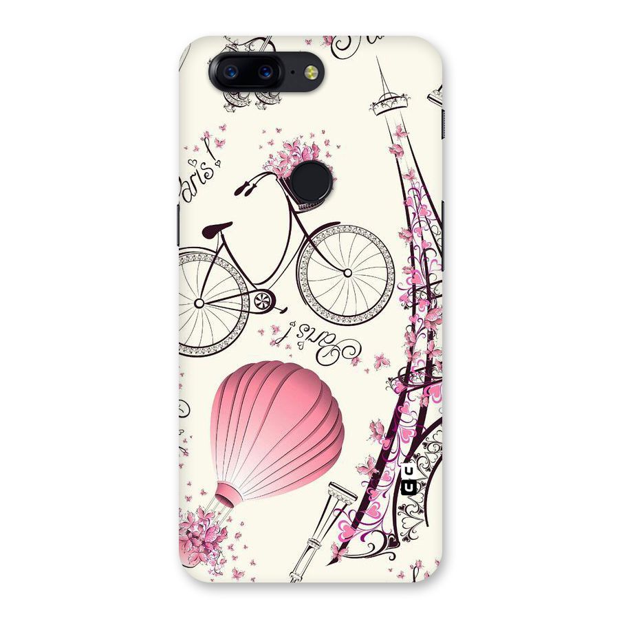 Paris Clipart Back Case for OnePlus 5T