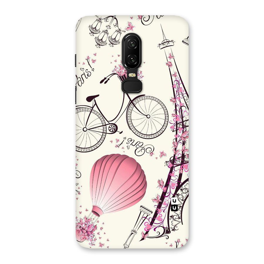 Paris Clipart Back Case for OnePlus 6