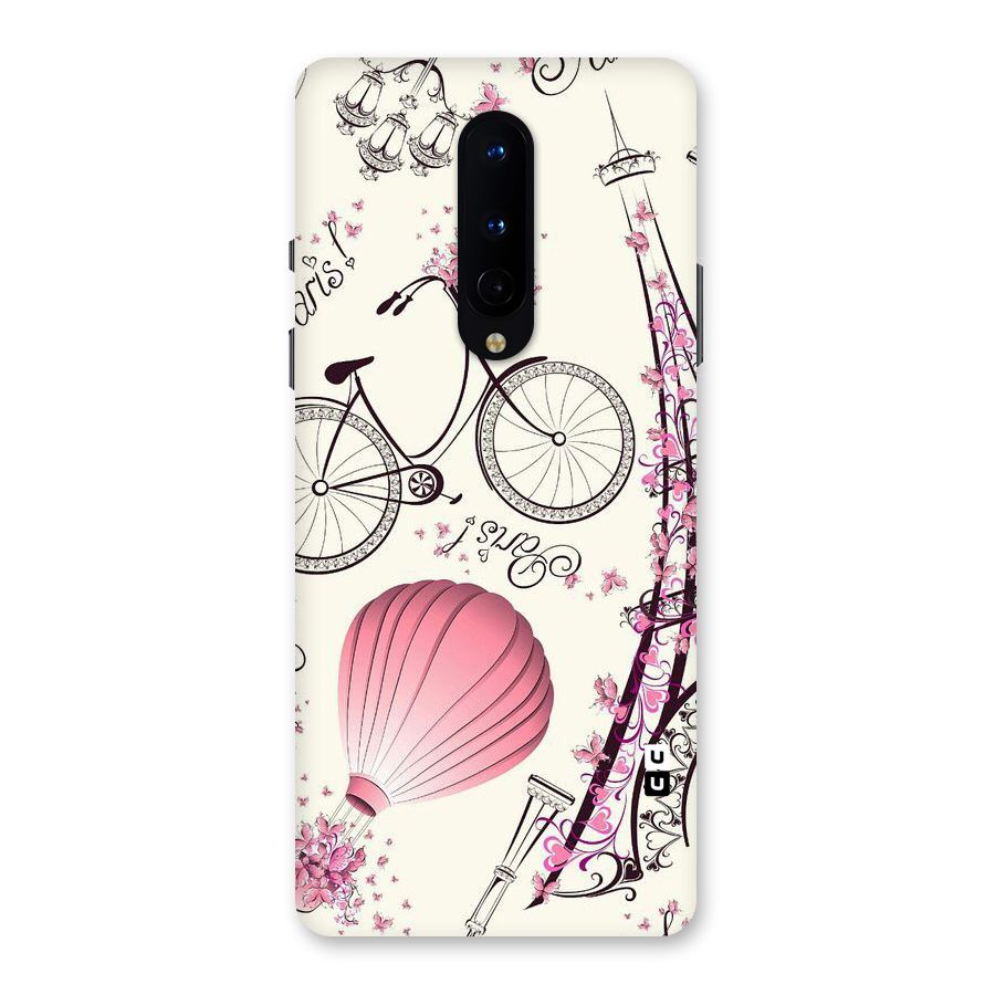 Paris Clipart Back Case for OnePlus 8