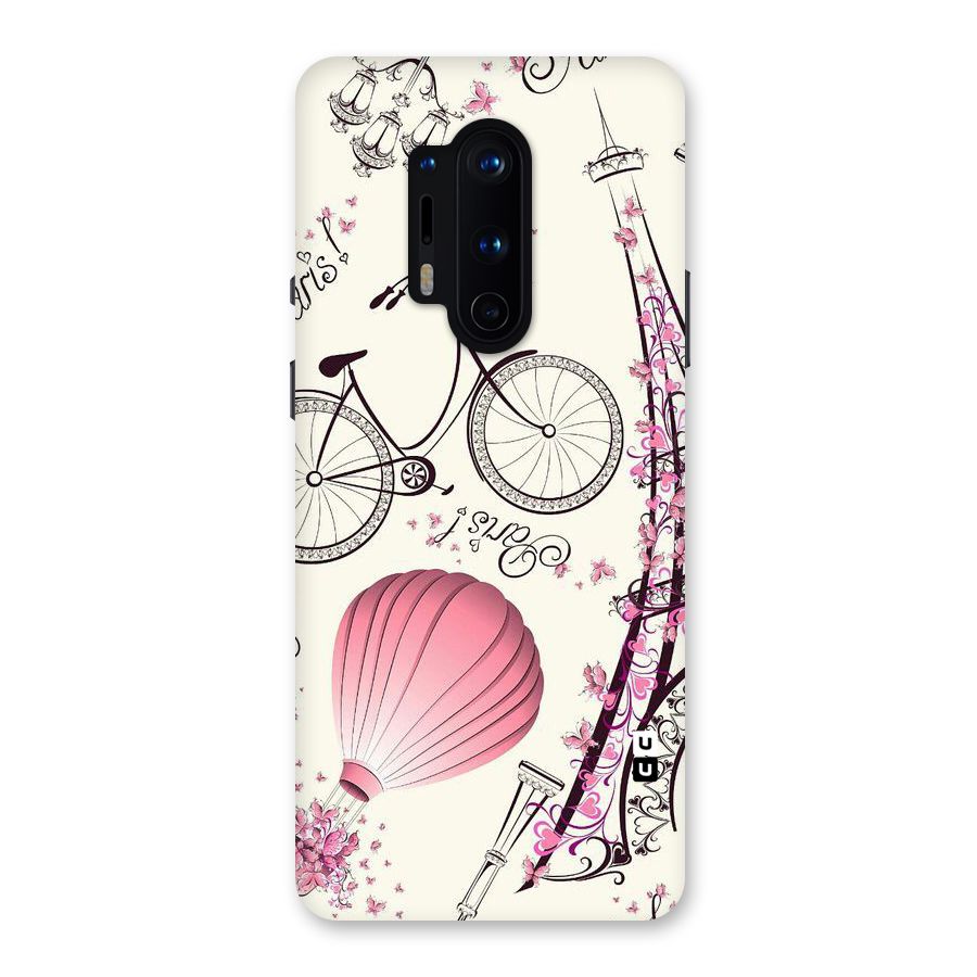 Paris Clipart Back Case for OnePlus 8 Pro