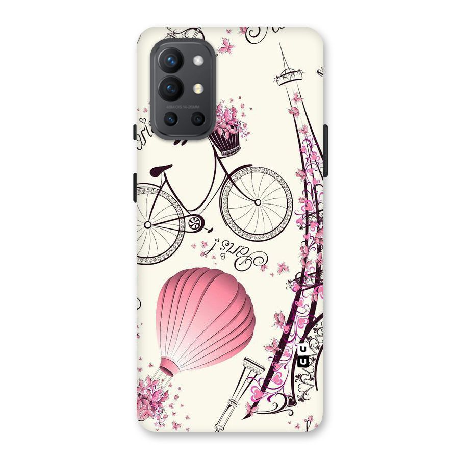 Paris Clipart Back Case for OnePlus 9R