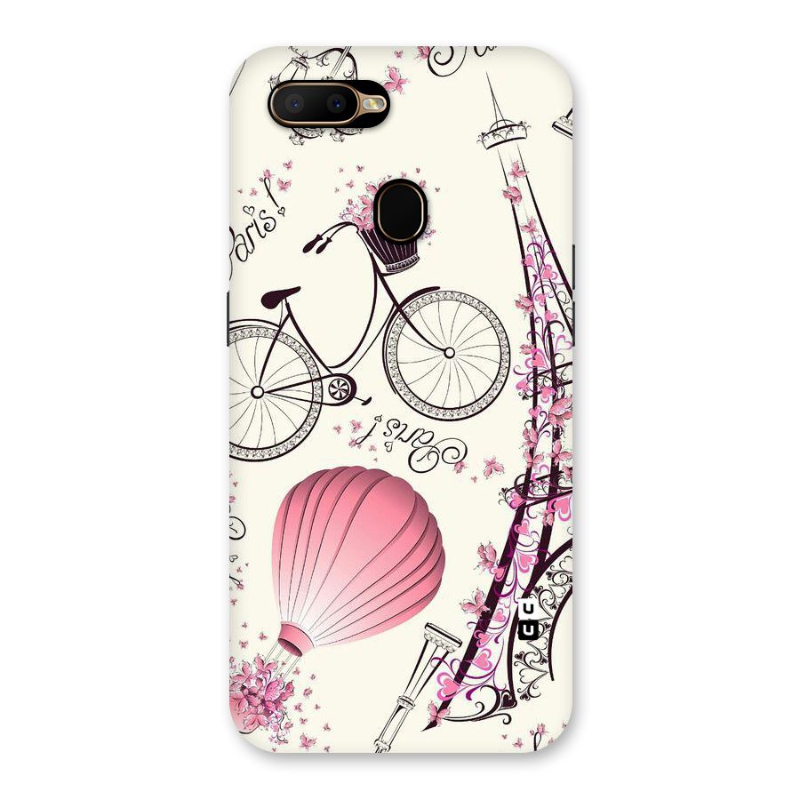 Paris Clipart Back Case for Oppo A5s