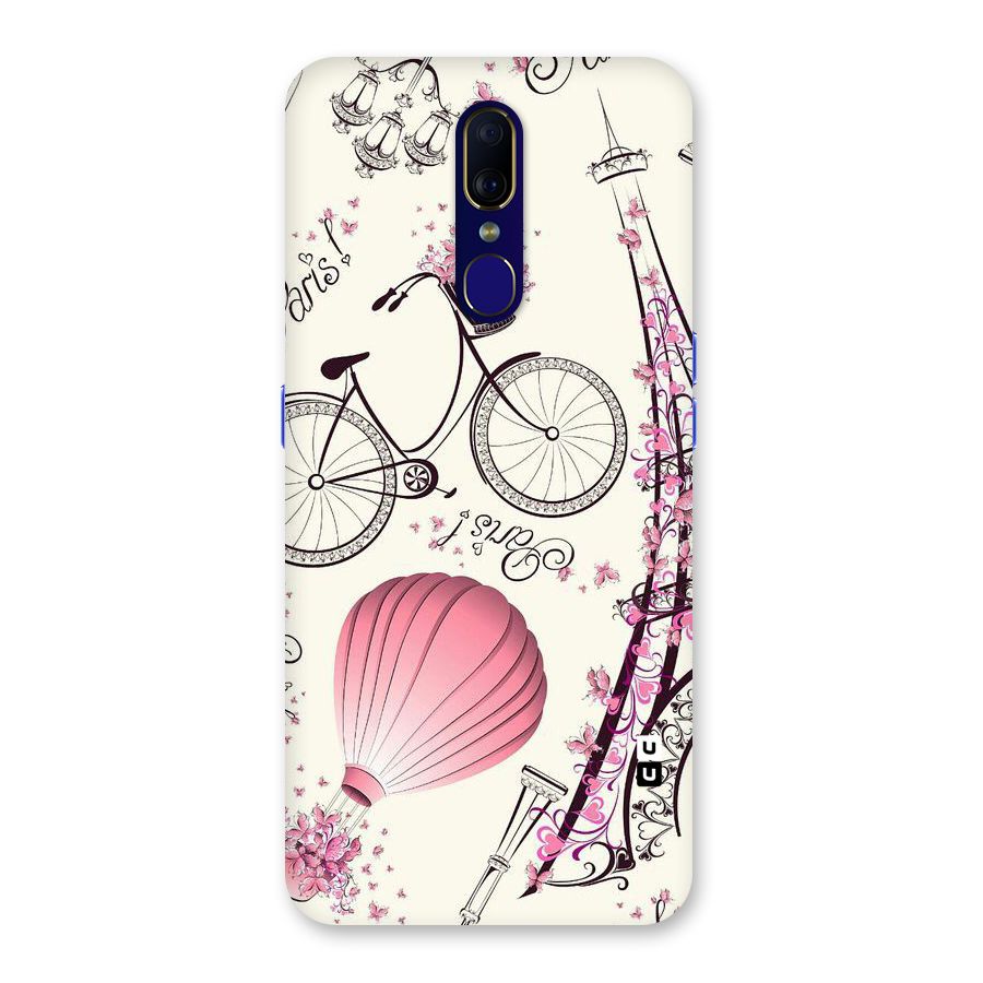 Paris Clipart Back Case for Oppo F11