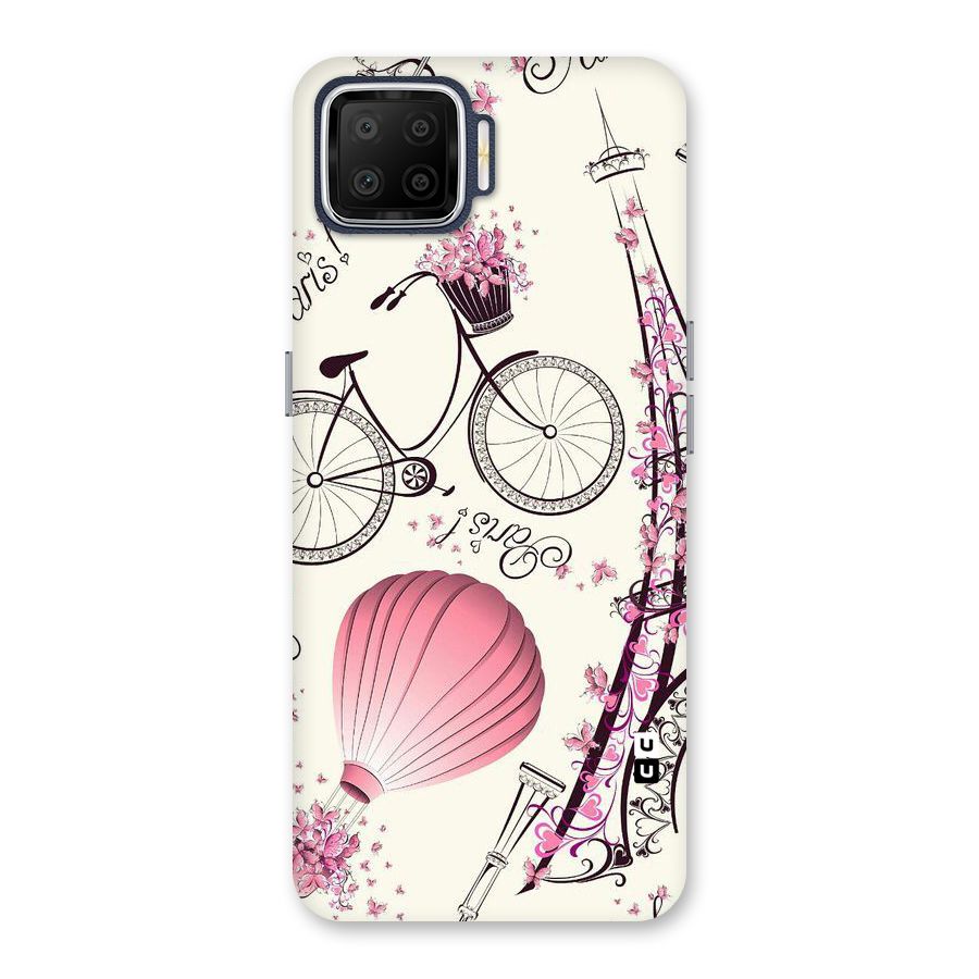 Paris Clipart Back Case for Oppo F17