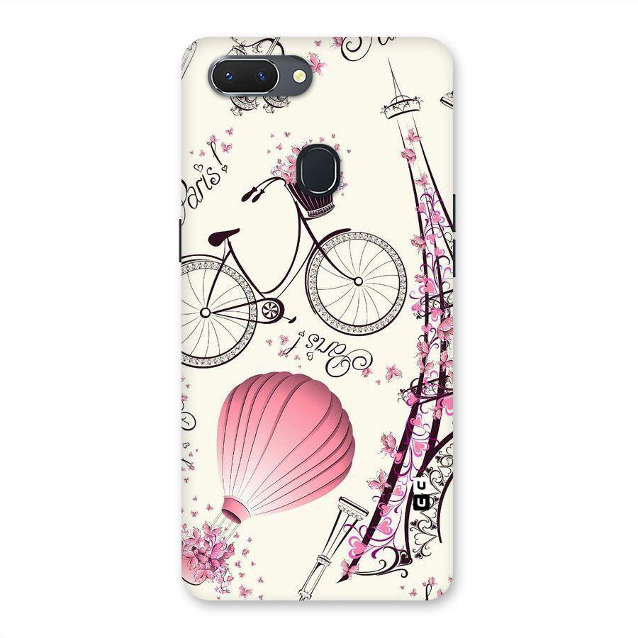 Paris Clipart Back Case for Oppo Realme 2