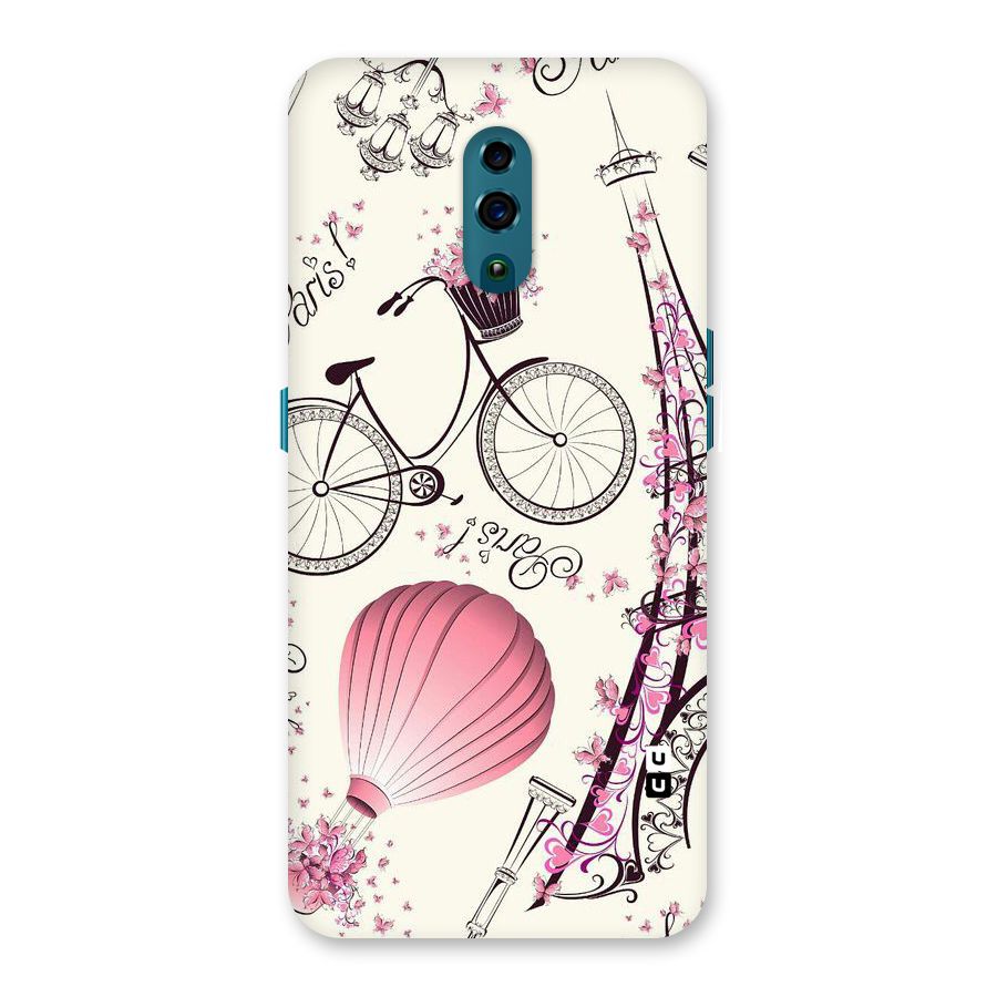 Paris Clipart Back Case for Oppo Reno