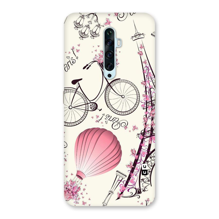 Paris Clipart Back Case for Oppo Reno2 Z