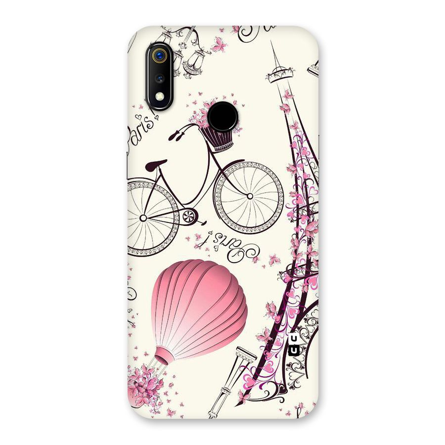 Paris Clipart Back Case for Realme 3