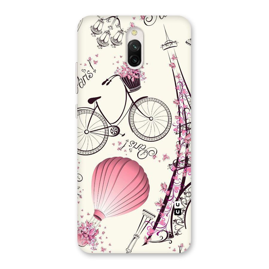 Paris Clipart Back Case for Redmi 8A Dual