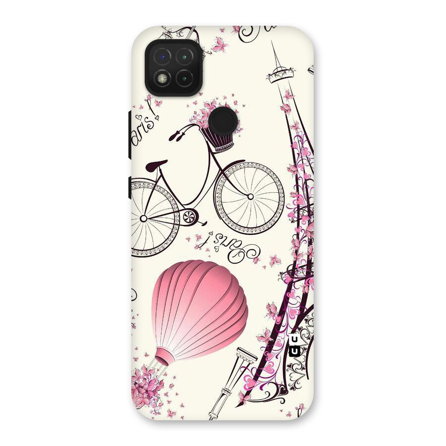 Paris Clipart Back Case for Redmi 9