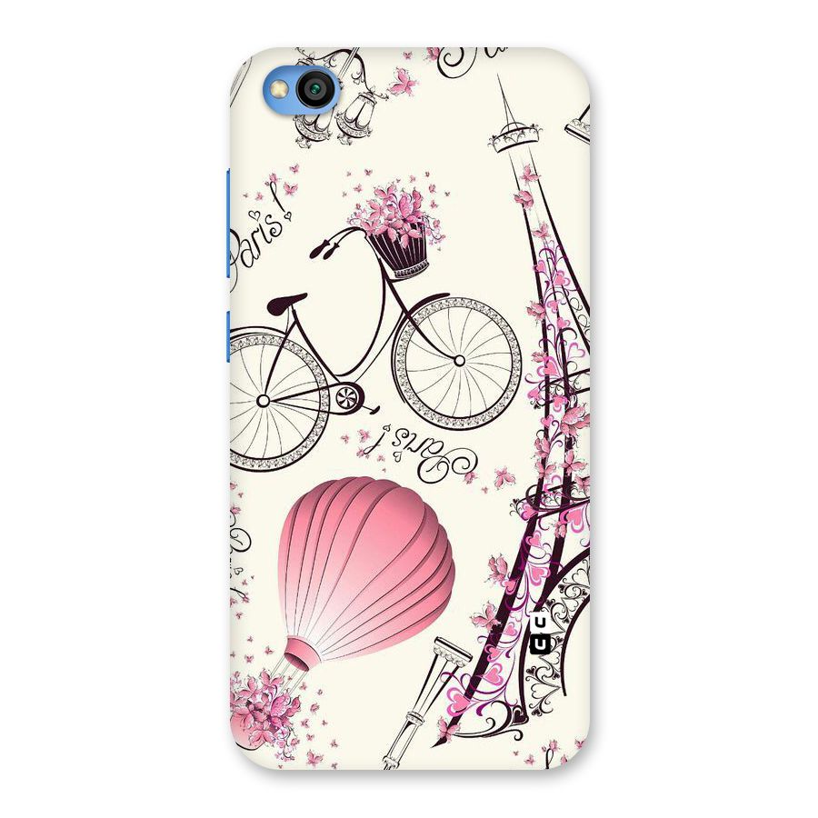 Paris Clipart Back Case for Redmi Go