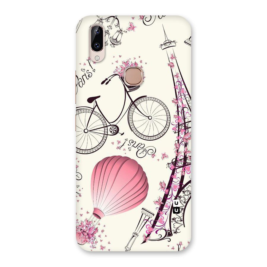 Paris Clipart Back Case for Vivo Y83 Pro