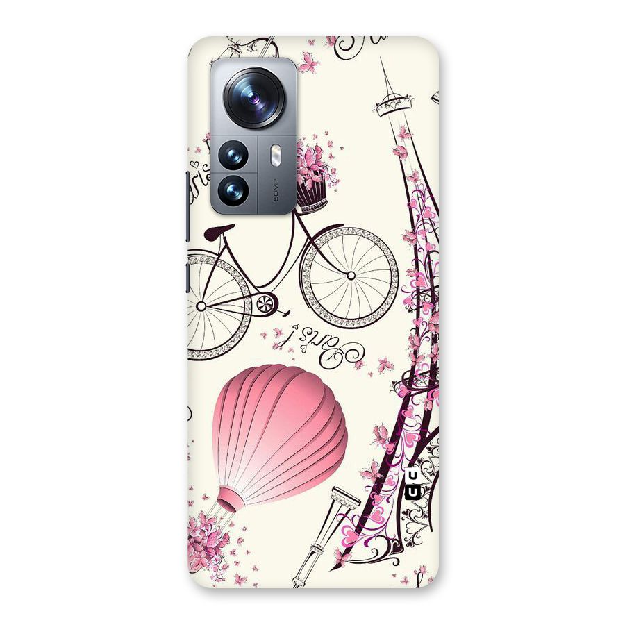 Paris Clipart Back Case for Xiaomi 12 Pro