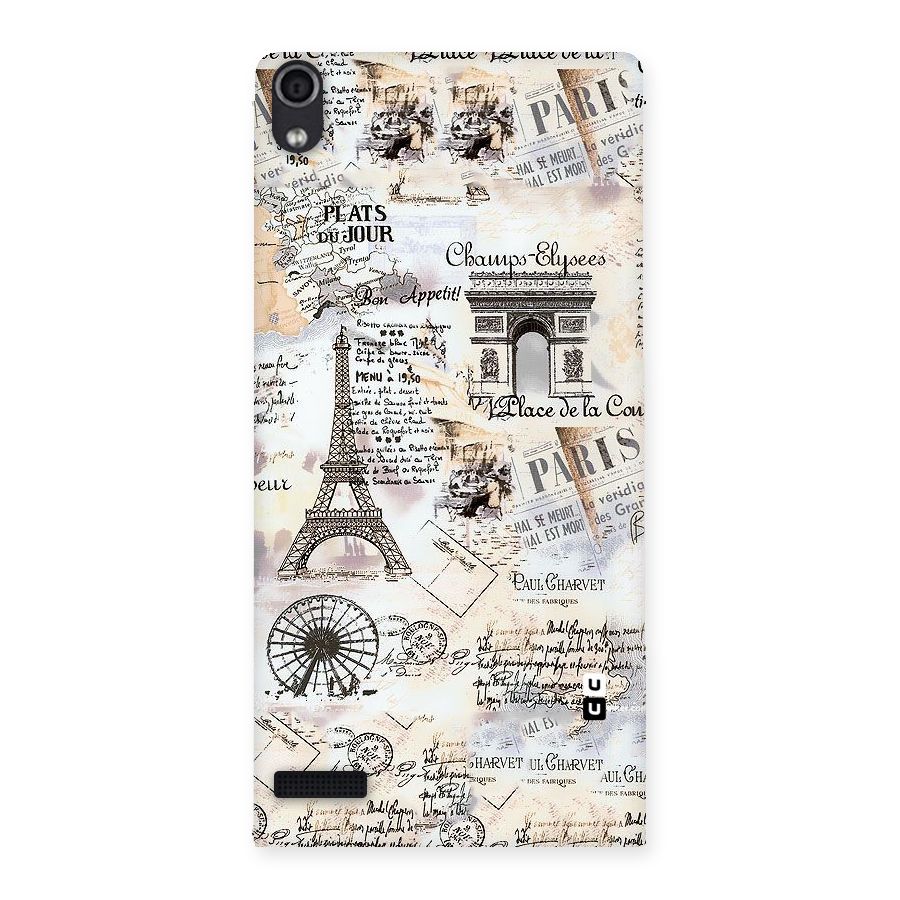 Paris Paper Back Case for Ascend P6