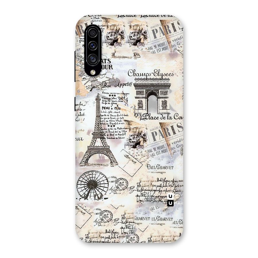Paris Paper Back Case for Galaxy A30s