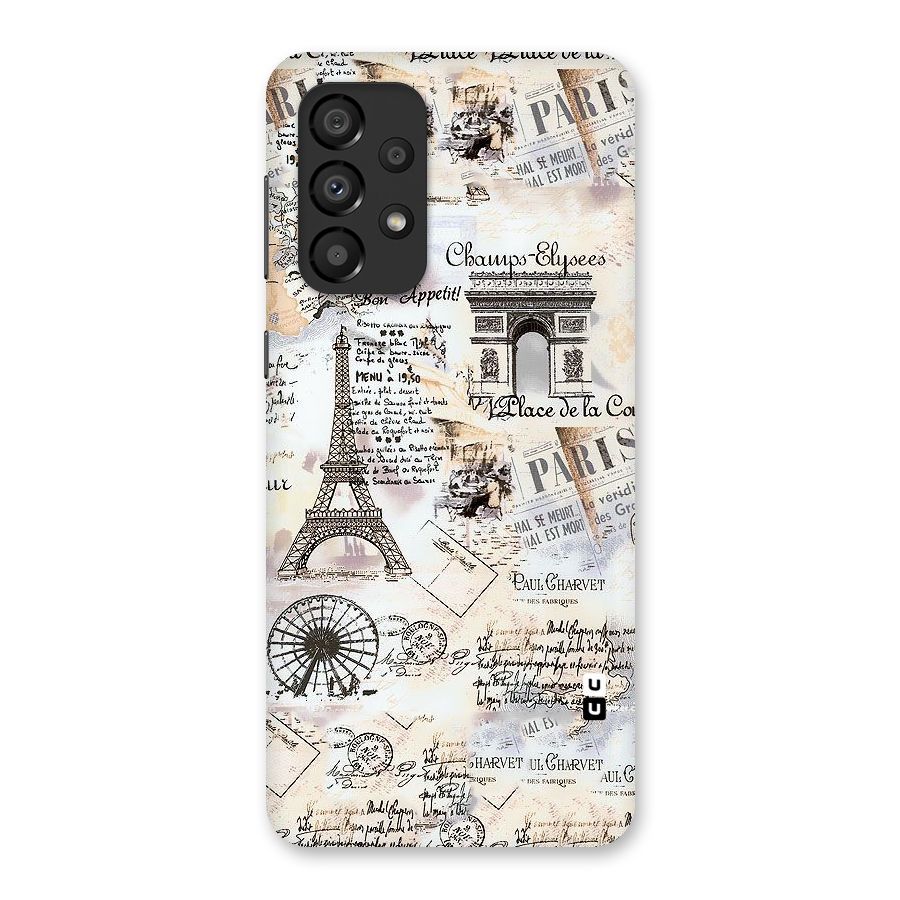 Paris Paper Back Case for Galaxy A33 5G
