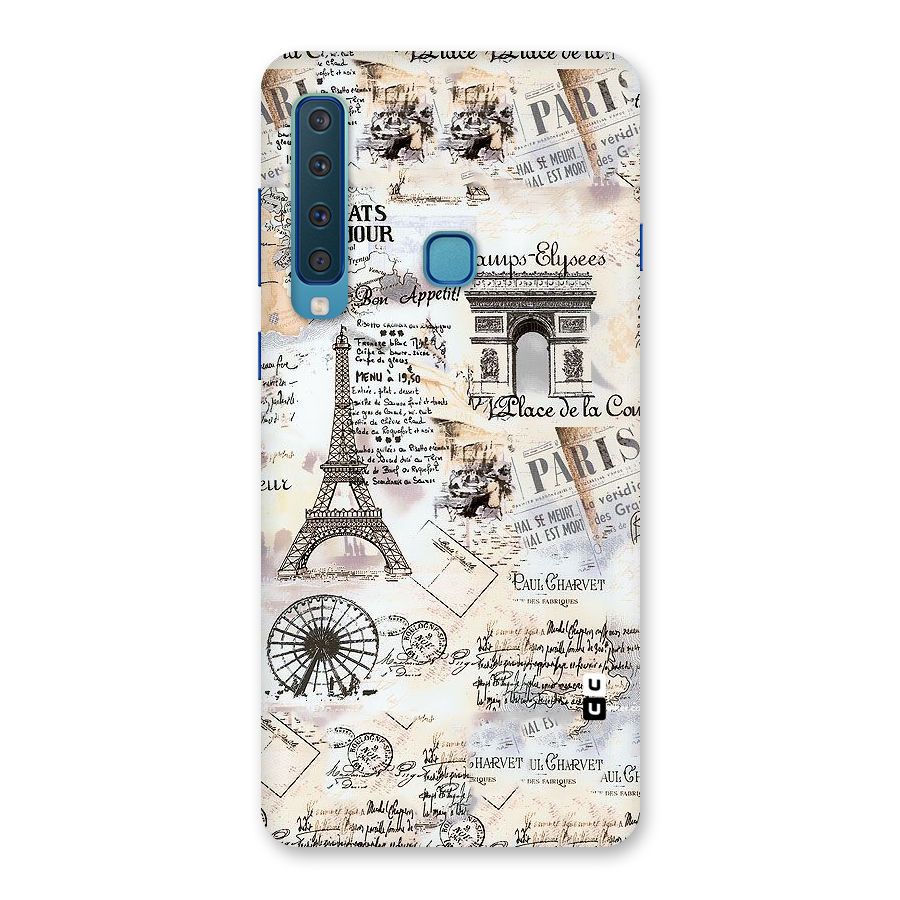 Paris Paper Back Case for Galaxy A9 (2018)