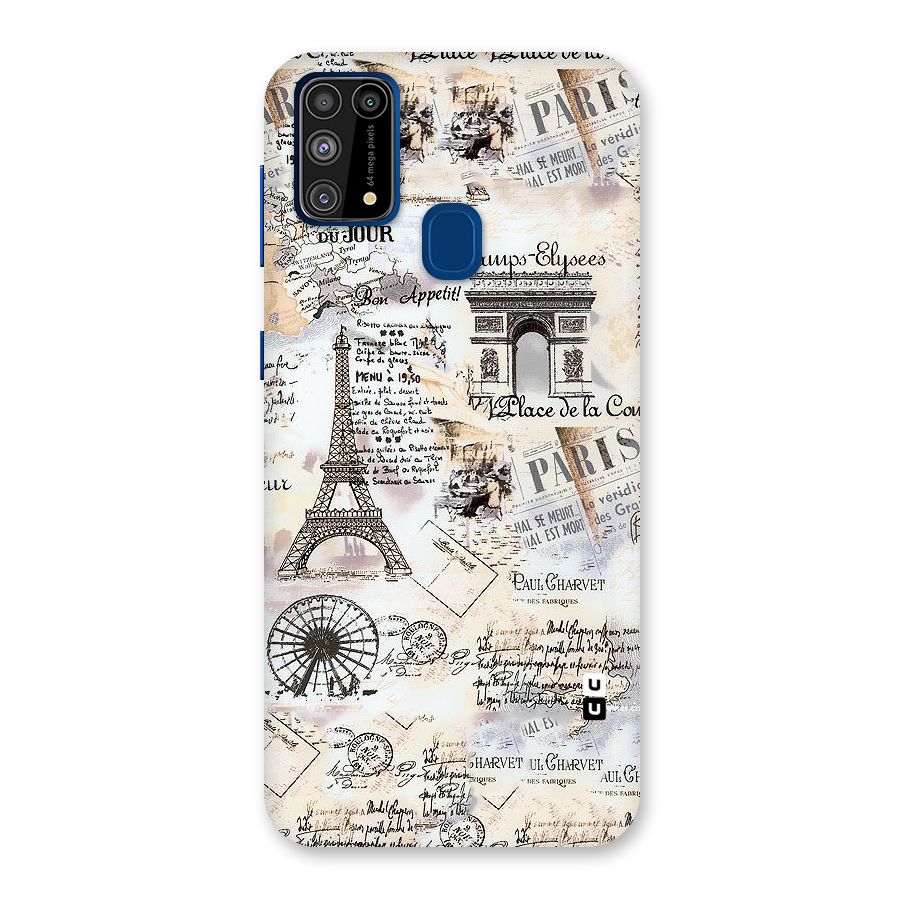 Paris Paper Back Case for Galaxy F41