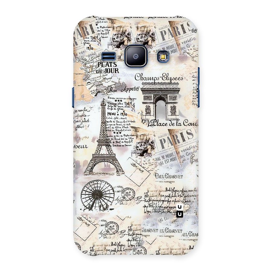 Paris Paper Back Case for Galaxy J1