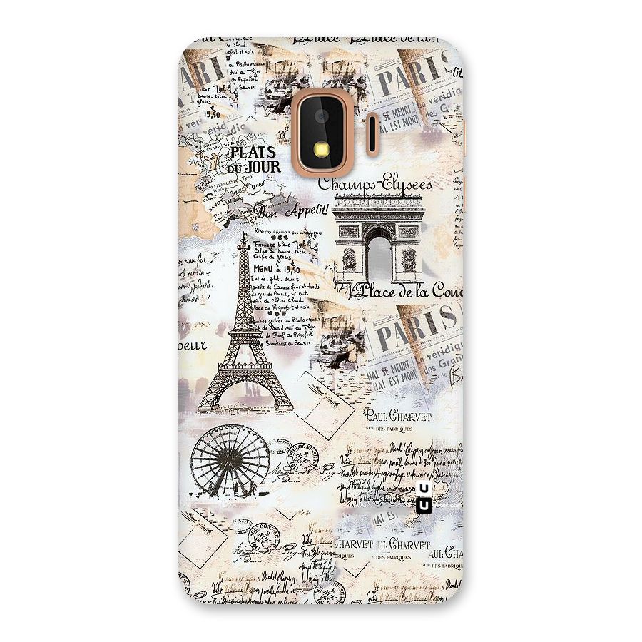 Paris Paper Back Case for Galaxy J2 Core