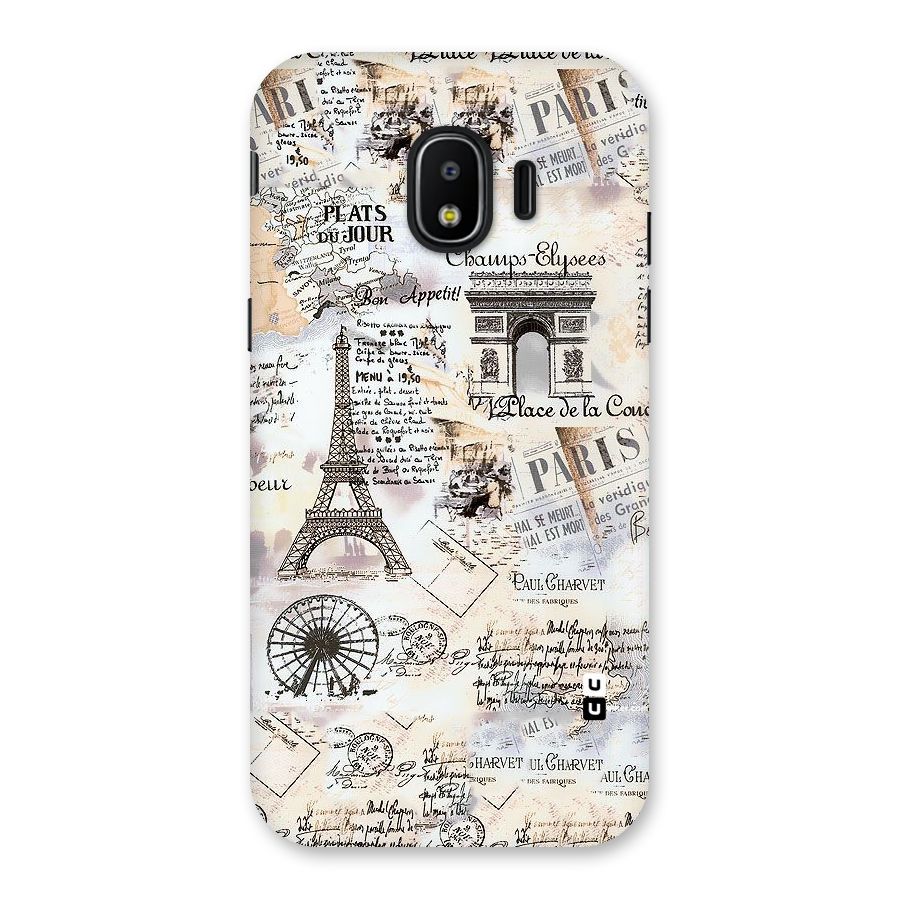 Paris Paper Back Case for Galaxy J2 Pro 2018