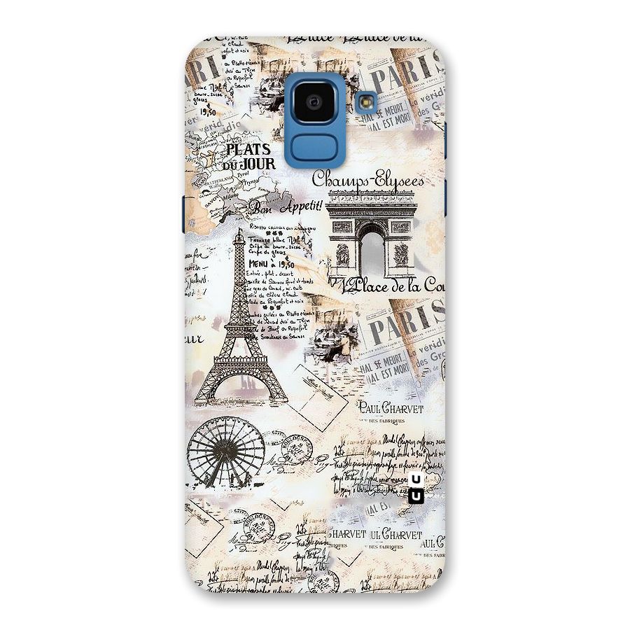 Paris Paper Back Case for Galaxy On6