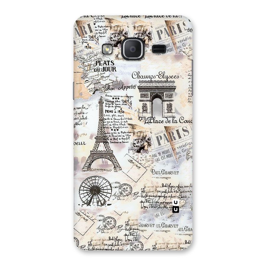 Paris Paper Back Case for Galaxy On7 2015