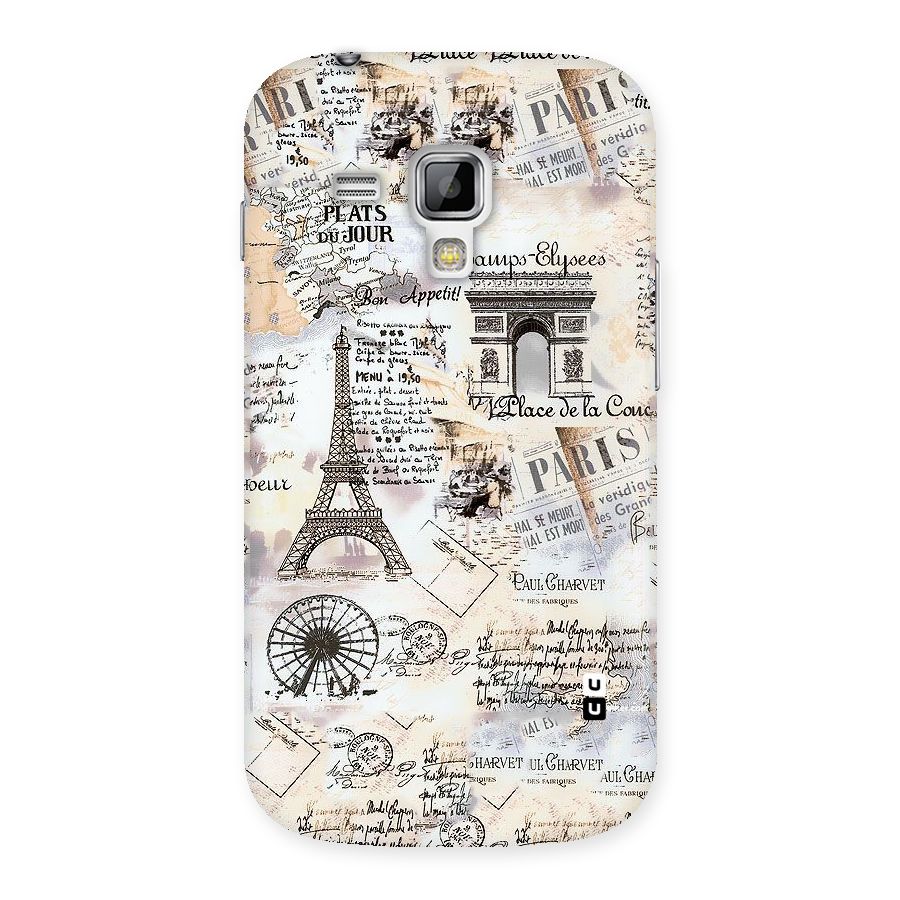 Paris Paper Back Case for Galaxy S Duos