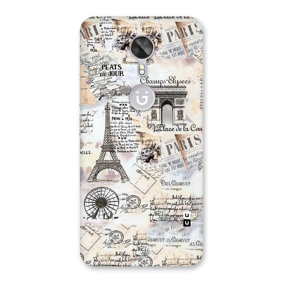 Paris Paper Back Case for Gionee A1