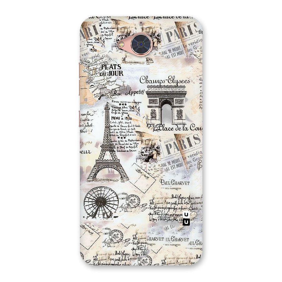 Paris Paper Back Case for Gionee S6 Pro