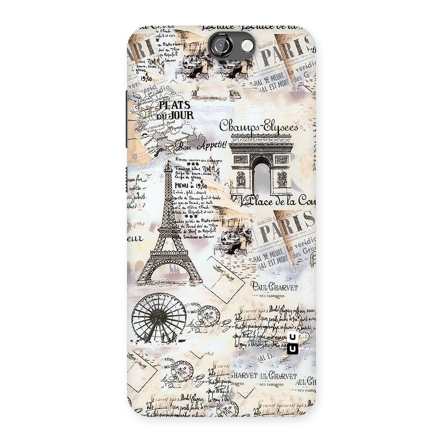 Paris Paper Back Case for HTC One A9