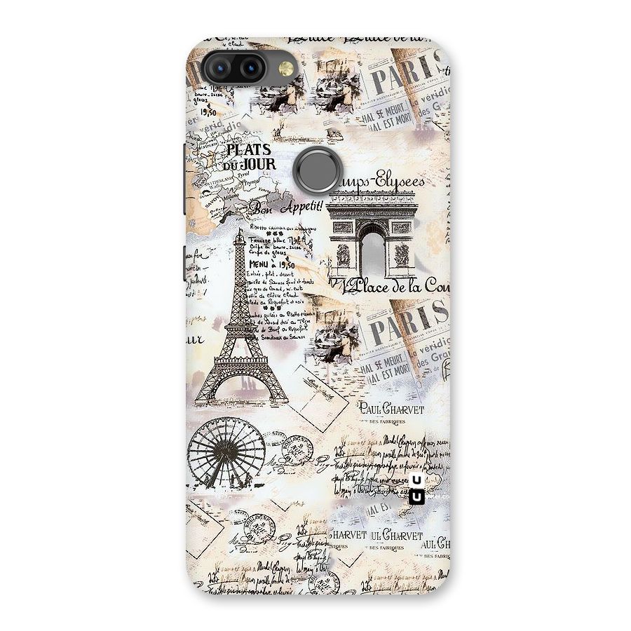 Paris Paper Back Case for Infinix Hot 6 Pro