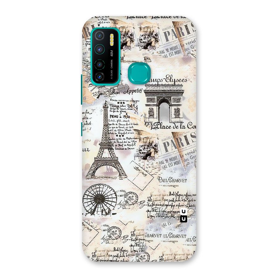 Paris Paper Back Case for Infinix Hot 9 Pro