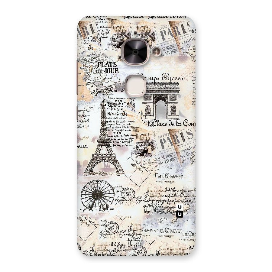Paris Paper Back Case for Le 2