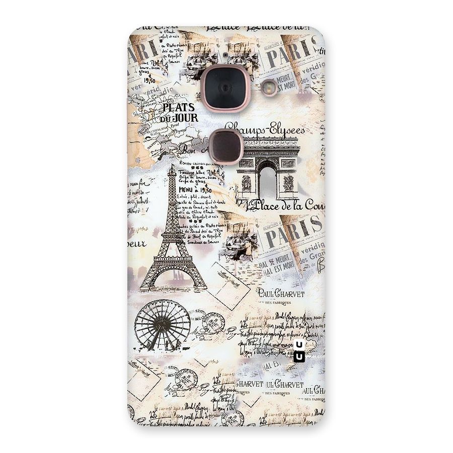 Paris Paper Back Case for Le Max 2